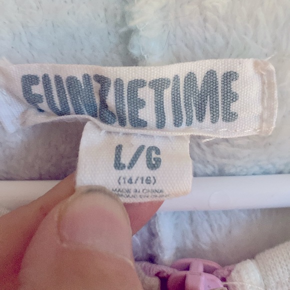 Funzietime Sleepy sheep onesie minky soft size 14-16 youth - Picture 5 of 8